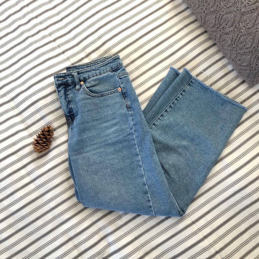 wild fable High Rise Skater Light Wash Denim Jeans